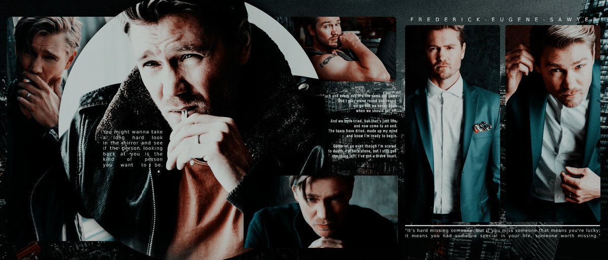 ⠀⠀
            𝐅𝐑𝐄𝐃𝐄𝐑𝐈𝐂𝐊  𝐒𝐀𝐖𝐘𝐄𝐑.
   —— 𝓣here’s a day when you 
        realize that  you’re not just 
        a survivor, you’re a warrior. 
              You’re tougher than 
   anything life throws your way. ❜ 

⠀