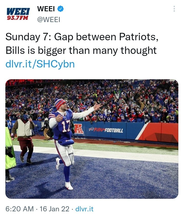 TedGoldbergTV's tweet photo. How it started vs. How it's going 

#BillsMafia https://t.co/3WxbRkofvI