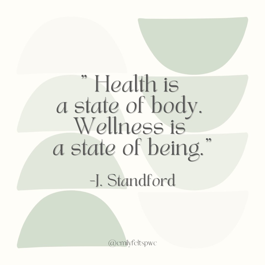 emilyfeltspwc's tweet image. Wellness moves beyond the physical body, addressing our mental, spiritual, &amp;amp; emotional health, as well. 

Be well today💕 #okc #OklahomaCity #holistichealthcoach #holistichealing #selfcare
