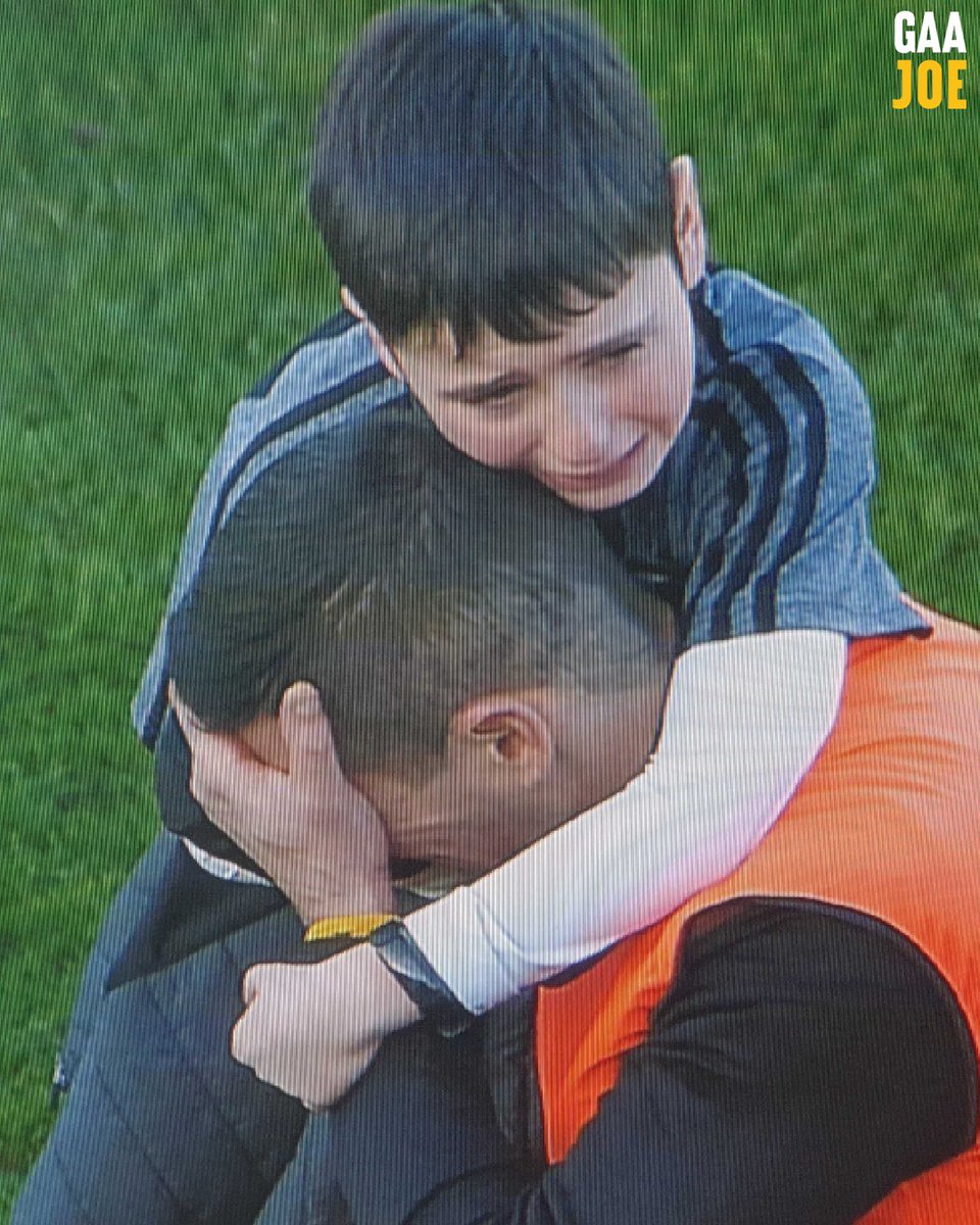 The Austin Stacks manager being consoled by his son after the final whistle shows just how much Gaelic football means to the people of Kerry. 

It's more than just a game, but they have a lot to proud of and no doubt, there better days to come for these two ❤️