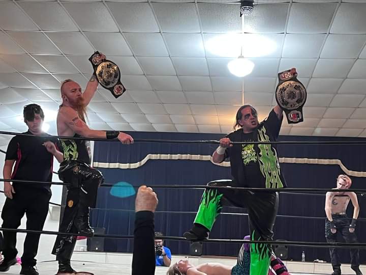 LordBlowBang's tweet photo. The face of two happy competitors. @CryptWrestling #Scrotus #Pavo #SWA #PassTheMashedPotatoes #HandsInOurPockets #ExactlyAsPlanned #FlawlessExocution #Sexocutioner https://t.co/oq5YaJxQrU