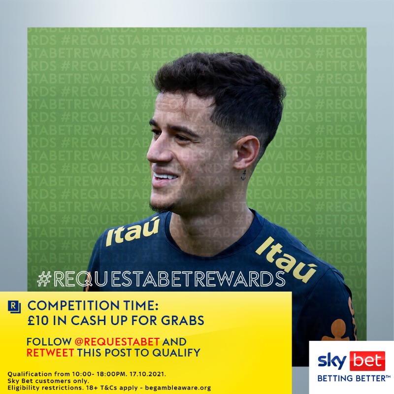 RequestABet's tweet photo. 🎁 𝗖𝗢𝗠𝗣𝗘𝗧𝗜𝗧𝗜𝗢𝗡 𝗧𝗜𝗠𝗘!

🔁 Simply follow and RT this #RequestABetRewards post to qualify

🤝 We'll be giving away an additional £10 for every 200 retweets

🤞 Winners will be announced at 18:00. Good luck!
