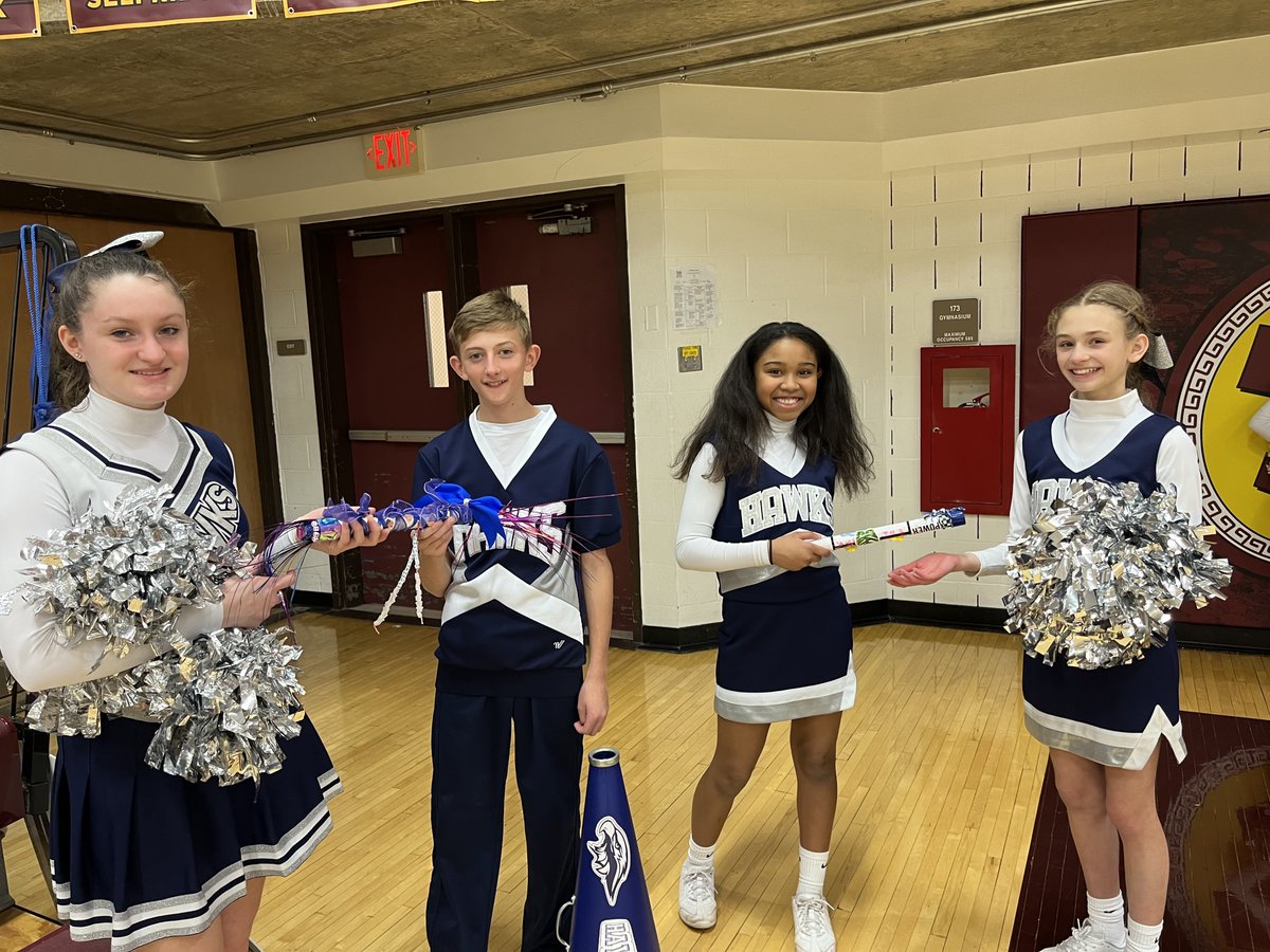 Nagelcheer's tweet photo. Our spirit stick winners from Saturday!!!  Great job Truman and Sydney!!  @nagelathletics #nagelbethechange #wearefhsd https://t.co/iRCNyHlI1C