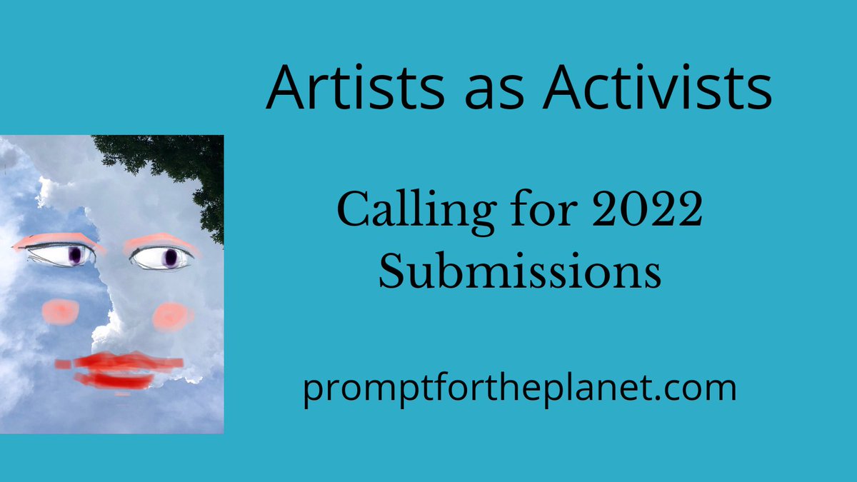 PromptFor's tweet image. Calling for 2022 submissions--all ages, any art form! Respond to Amanda Gorman's @PromptFor Prompt for the Planet and lend your voice to Earth.

#promptfortheplanet #artforearth #artistactivist #climateart