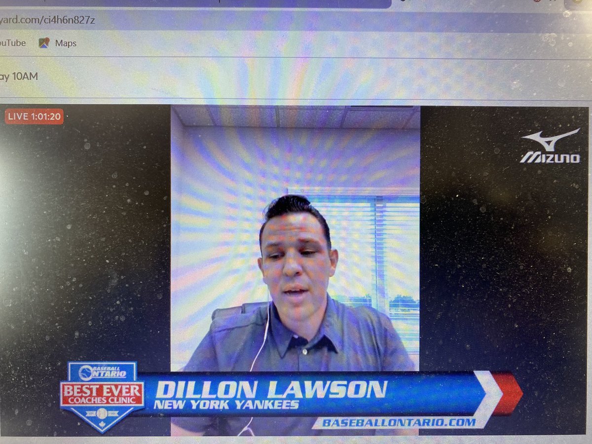 deecdee3's tweet photo. Informative presentation with lots of tips on hitting and drills to use with all ages from ⁦@DLawson_Yankees⁩ 
⁦@BaseballOntario⁩ #BestEver2022 https://t.co/WqKN9dwMwA