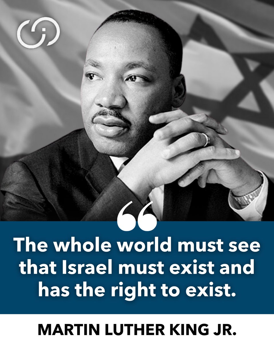'The whole world must see that Israel must exist and has the right to exist.' #RememberingMLK #EmbraceMLK

— Martin Luther King Jr.