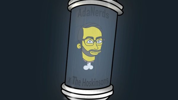 AdaNerds's tweet photo. GIVEAWAY!
We are giving away this @AdaNerds  X @the_hoskinsons collab capsule because we're bored and can't buy nft's because of the congestion. 

Like and Retweet this to win if you're also bored. 
#CNFT #CardanoNFTs https://t.co/pPDw3gcCmF