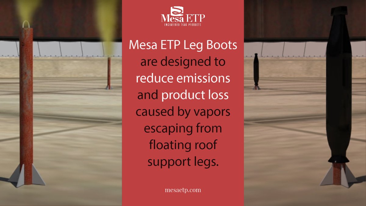 Every Mesa ETP Leg Boot is custom-sized and engineered based on your floating roof support leg dimensions to ensure optimum fit and performance.
https://t.co/9kEV2BjlkH
1-866-368-7532
#storagetanks #tankstorage #oilandgasindustry #floatingroofs https://t.co/3deKQvjc2q