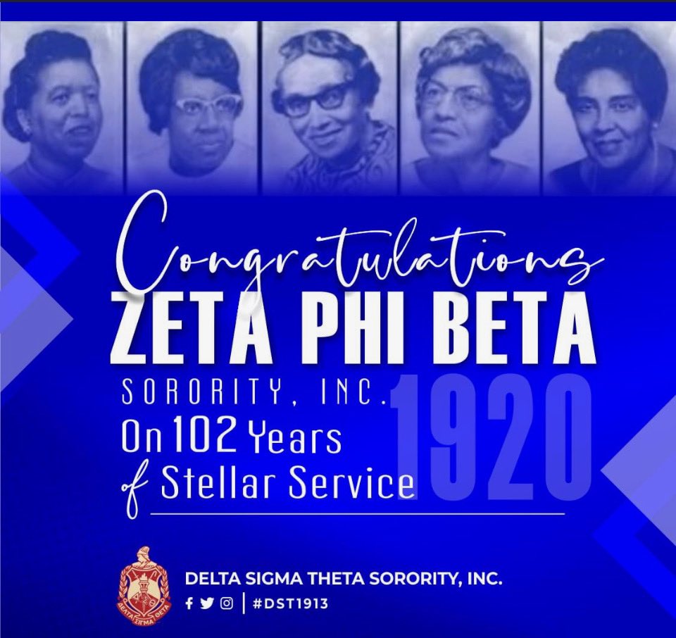 Happy Founders day to the ladies of Zeta Phi Beta Sorority Inc.