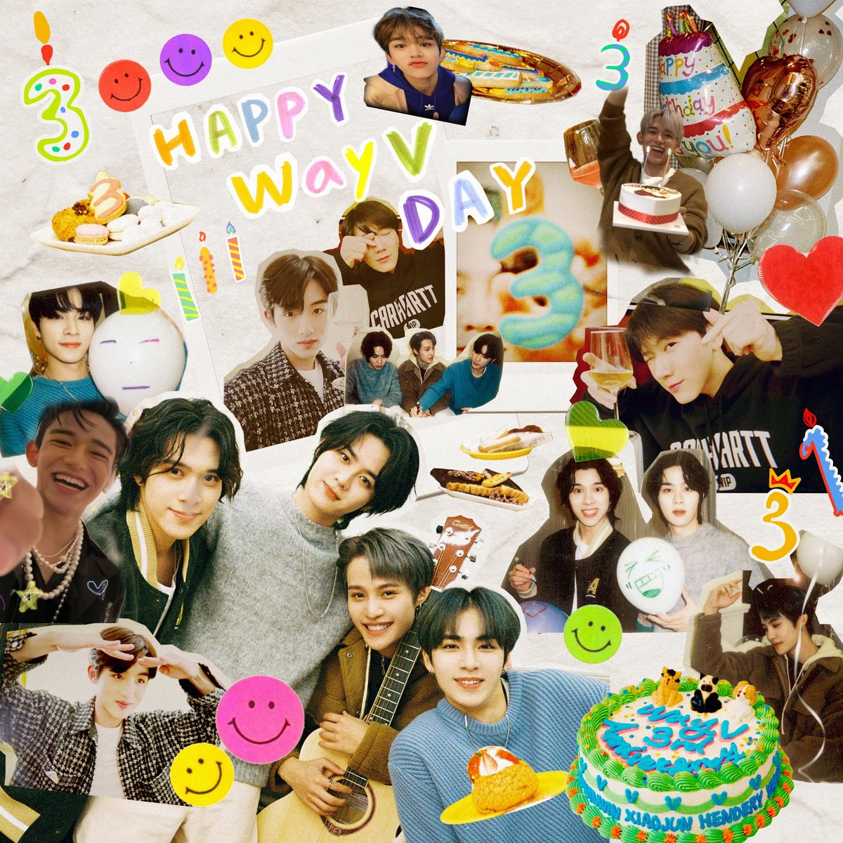 J4EMINEDIT's tweet photo. i added lucas here, happy wayv day my boys!🥳 https://t.co/Esj2SYRqxV