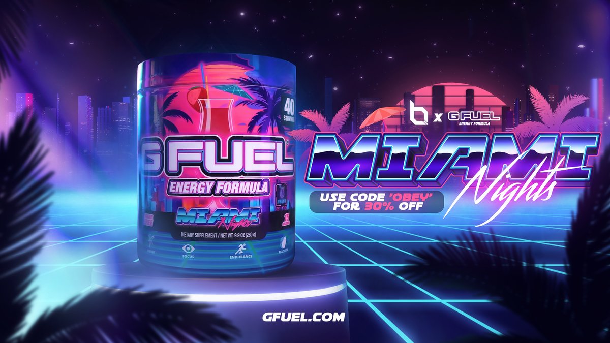 Miami Nights✨ @ObeyAlliance | @GFuelEnergy Any support would make my day! behance.net/mikaeli