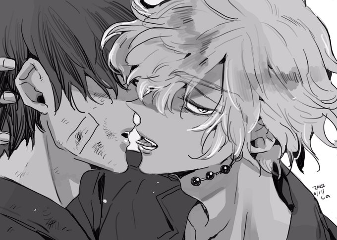 ワカ真落書き🐆🚬初代BDの噂『特攻隊長はキスが上手いらしい』 