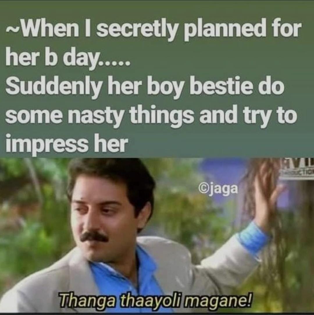 vigneshk_93's tweet image. I laughed way too hard for this 🤣😂🤣😂🤣😂