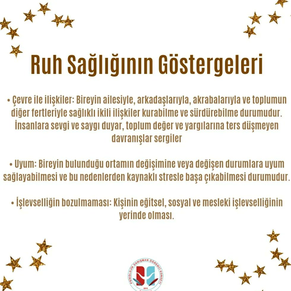 PdokSinop's tweet photo. Merhaba sevgili psikolojik danışmanlık ve rehberlik ailesi✨✨ Bugün sizlere Pdok Sinop Üniversitesi olarak ruh sağlığı, ruh sağlığının göstergeleri ve Klinik Görüş Açısından Anormalliği anlatmak istedik✨❤️ keyifli okumalar dileriz 🌼🌼
@ablukaada https://t.co/t3Un37Hj3N