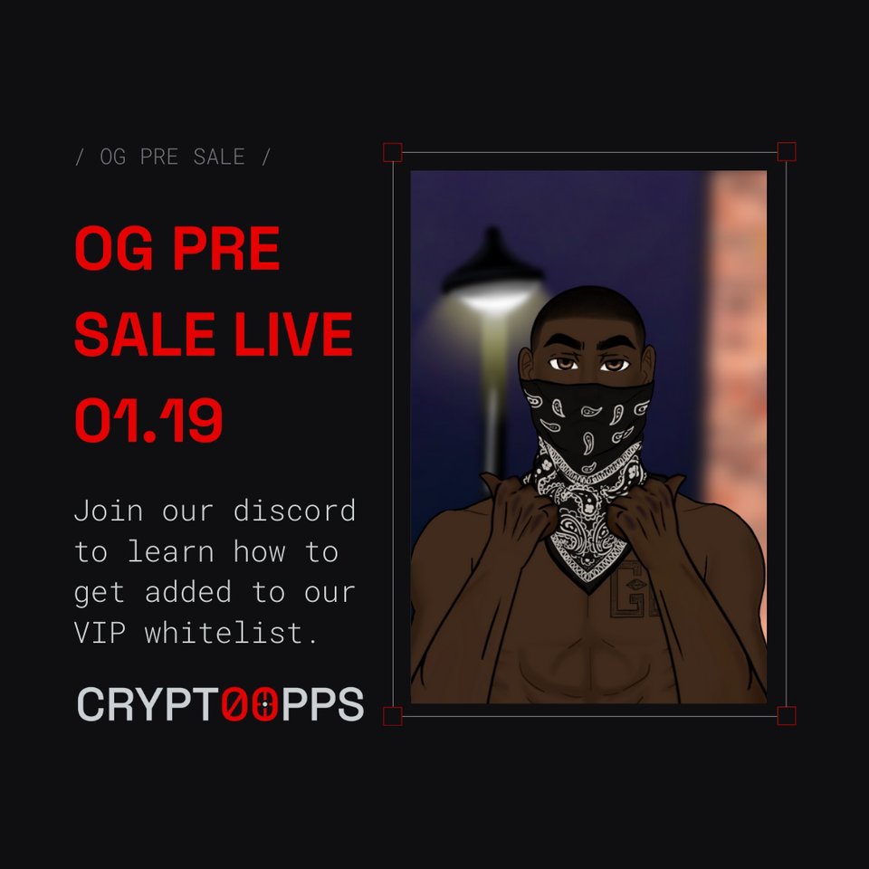 crypt00ppsNFT's tweet photo. Join our discord to learn how to get added to our VIP whitelist, limited spots available🚀 
#NFT #ETH #drill #chiraq #Metaverse #whitelist #CRYPT00PPS https://t.co/CJpwvubsFm