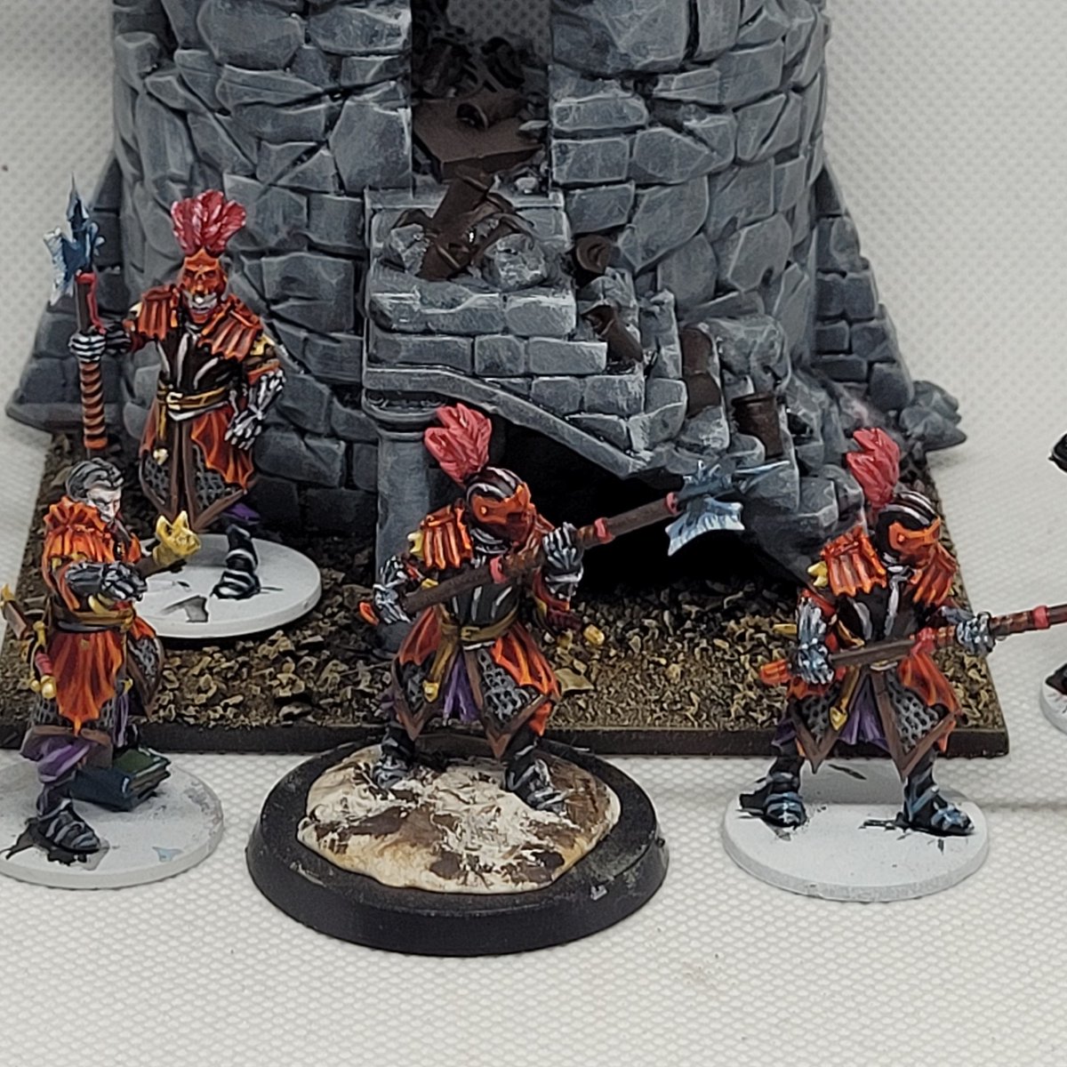 mlanktree's tweet photo. My Soul Reaver Infantry is coming along. Unit base is nearly done
 5 models complete so far. #kingsofwar #3dprinting #miniaturepainting #Warmongers #wepaintminis https://t.co/IL4ySwFg5O