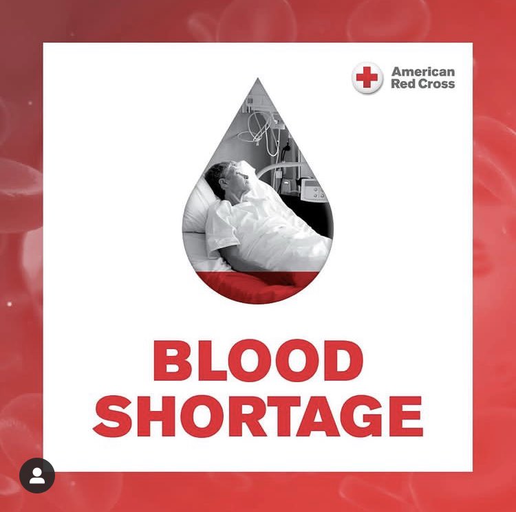 Governor Ned Lamont (@govnedlamont) on Twitter photo With the first ever nationwide blood shortage declared by the <a href="/RedCross/">American Red Cross</a>, donations are needed more than ever.
Sign up to give blood at redcross.org/give-blood.html With the first ever nationwide blood shortage declared by the <a href="/RedCross/">American Red Cross</a>, donations are needed more than ever.
Sign up to give blood at redcross.org/give-blood.html