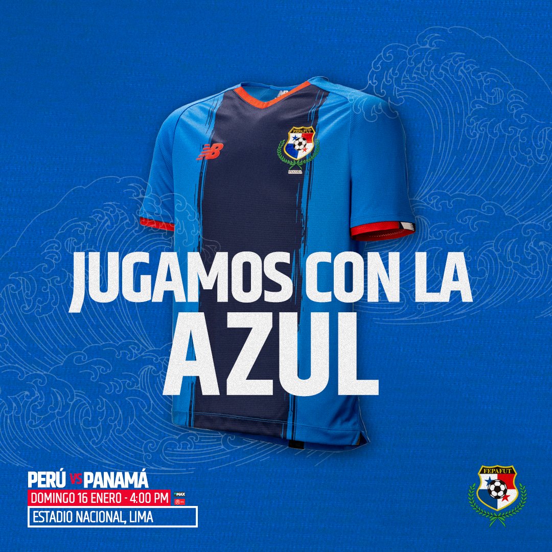 fepafut's tweet photo. ¡NOS VESTIMOS DE 🔵!
Hoy salimos con la camiseta 👕 azul para enfrentar a @SeleccionPeru 🇵🇪 en el partido amistoso en el Estadio 🏟 Nacional de Lima.
#TodosSomosPanamá 🙌
#NewBalancePTY https://t.co/Ma4IYtwwIX