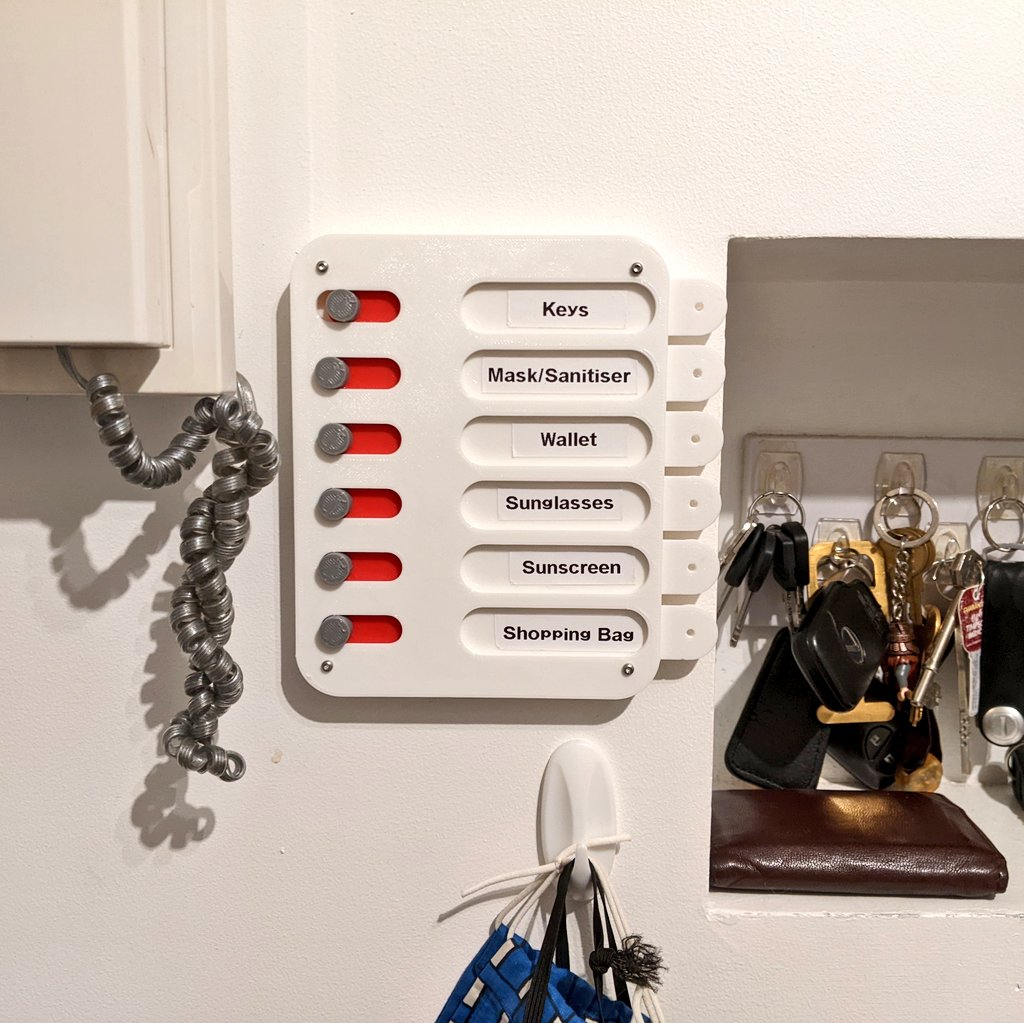 Janna Bastow simplybastow.bsky.social (@simplybastow) on Twitter photo ADHD hack in place! ✨
I'm constantly leaving the house without *things*, so I had <a href="/jamesbastow/">James Bastow</a> print me up this wonderful little task slider so I can check off what I've got in hand before I walk out the door. ADHD hack in place! ✨
I'm constantly leaving the house without *things*, so I had <a href="/jamesbastow/">James Bastow</a> print me up this wonderful little task slider so I can check off what I've got in hand before I walk out the door.