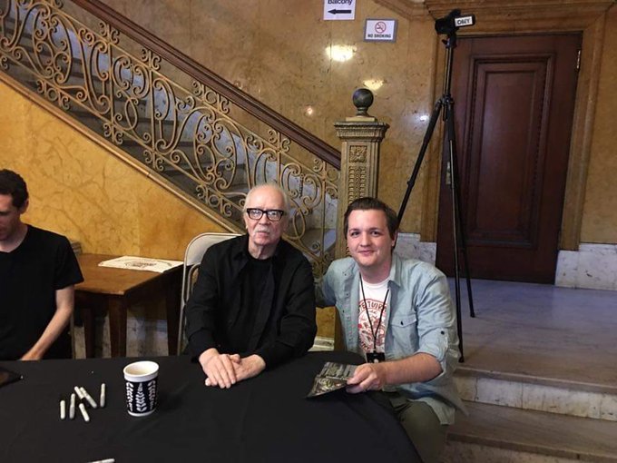Happy Birthday to John Carpenter! This was at his concert in Pittsburgh in 2016. A life highlight for me. 