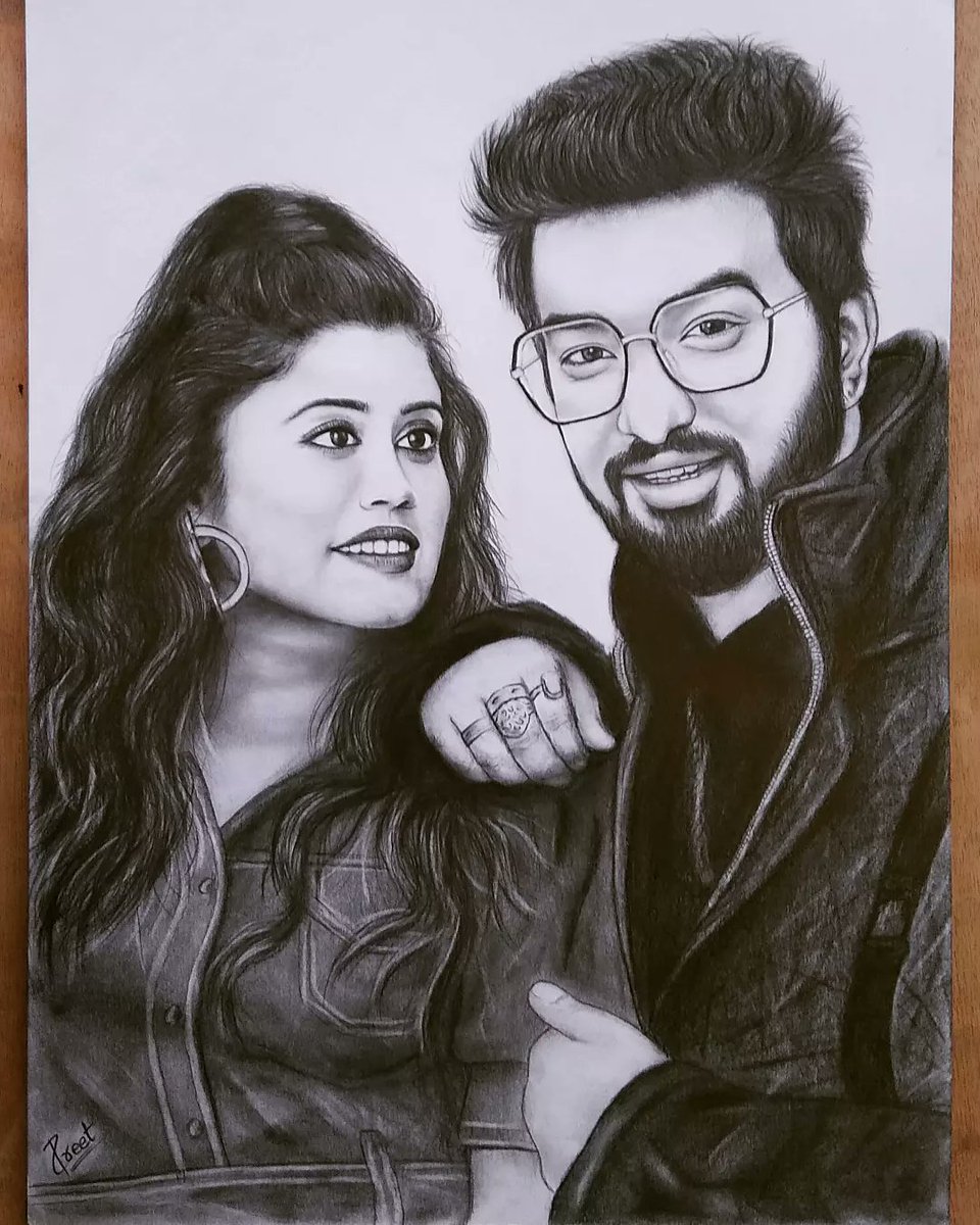 Preetkumar919's tweet photo. Pencil Sketch of  @sachet_tandon @paramparatandon
@sachetparamparaofficial 
Art by:- @preetkumar919
#pencilart #Art #artist #sketching #sachetparampara #paramparatandon #sachettandon #graphitesketch #pineartgallery #artgallery #preetkumar #graphitedrawing #artlover https://t.co/FN7OXEUyYb