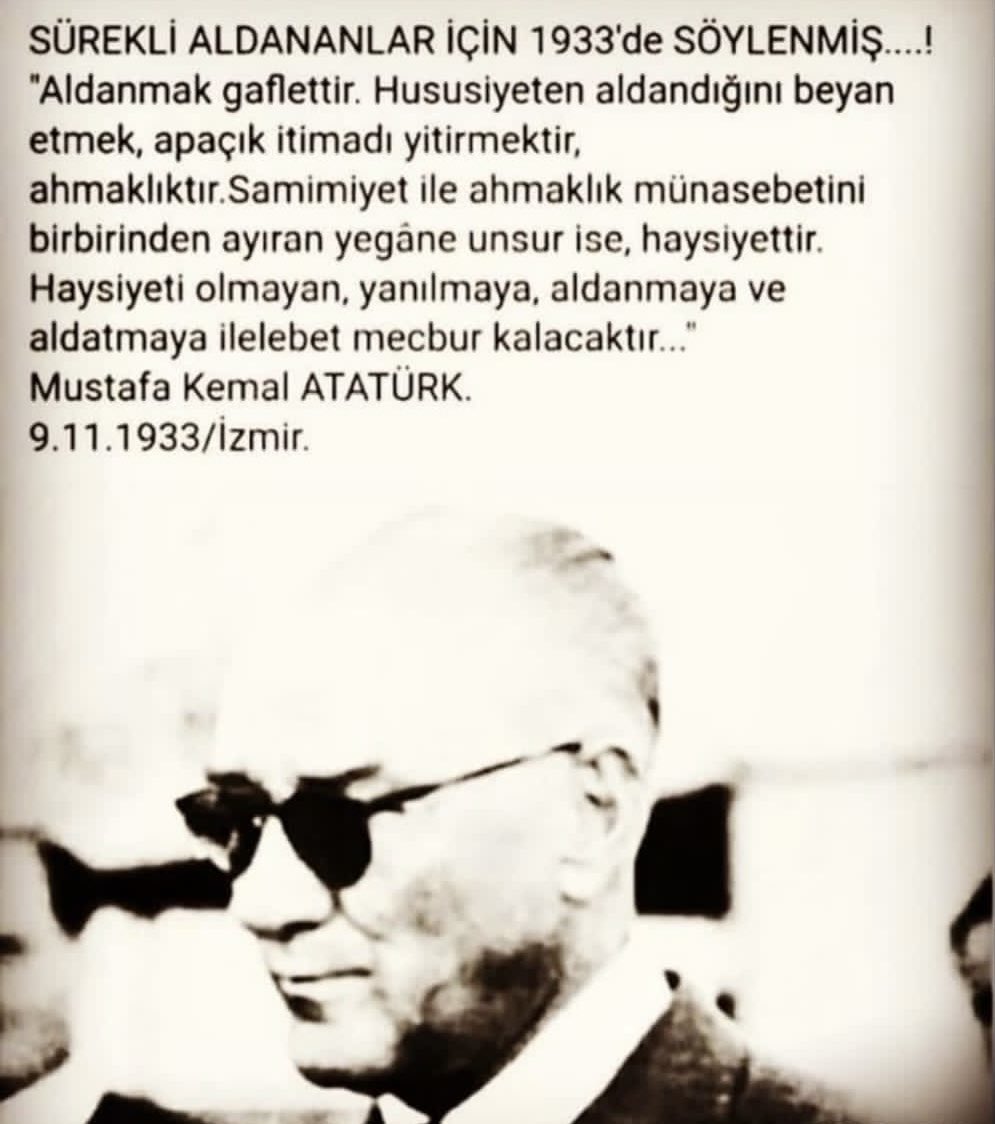 Orsatramola's tweet photo. Atatürk diyor ki; https://t.co/0YEhi4F8FJ
