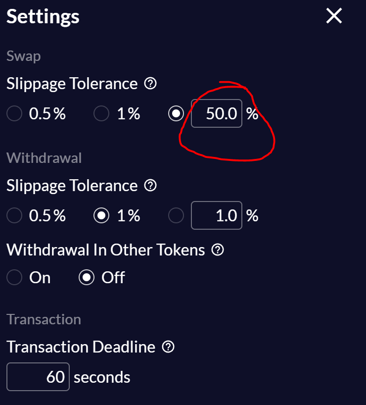 MagicCMan_'s tweet photo. @crypto_condom @_10delta_ @CurveFinance @Platypusdefi @UnlimitedPowaa I don't see how it is misleading. The minimum includes the slippage tolerance where Curve doesn't show this number... Look what I can do changing slippage tolerance. https://t.co/r0RO0W2yzg
