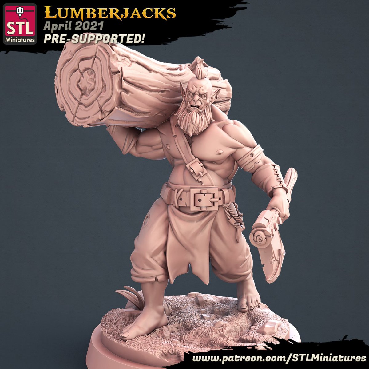 warfigure's tweet photo. Set: Orc Lumberjacks + Mech | Steampunk Fantasy Woodcutters by warfigure https://t.co/XWITXuf4pB via @Etsy 
*best* quality prints 🎲⚔️♟ by @warfigure
💰save 25%💰with January sale minis
Create your #ownnarrative for #RPG #tabletop #Frostgrave #Pathfinder #Malifaux #dndminiatures https://t.co/Txl0L4WmNQ