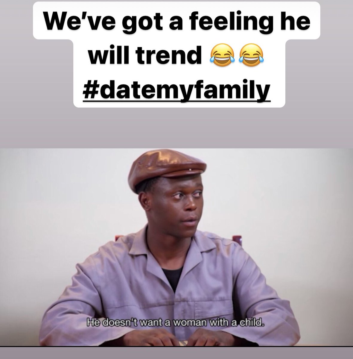 _Mokgadi's tweet photo. This S whole thinks he's funny #DateMyFamily https://t.co/SmgzfEyWND