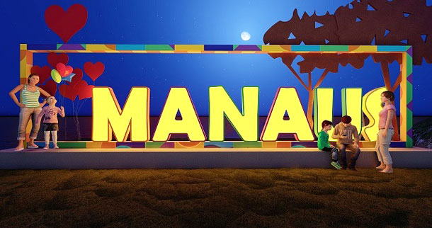 CulturaAmazoni's tweet photo. Ponta Negra ganha 1° letreiro turístico de Manaus
📌Inaugurado no sábado (15/01), com poucas pessoas para não causar aglomeração.
📌O letreiro tem 10,50m de comprimento, 2,80m de altura, além das letras da palavra Manaus, como corações e árvores com 4,50m de altura. https://t.co/ZowXdmXglR
