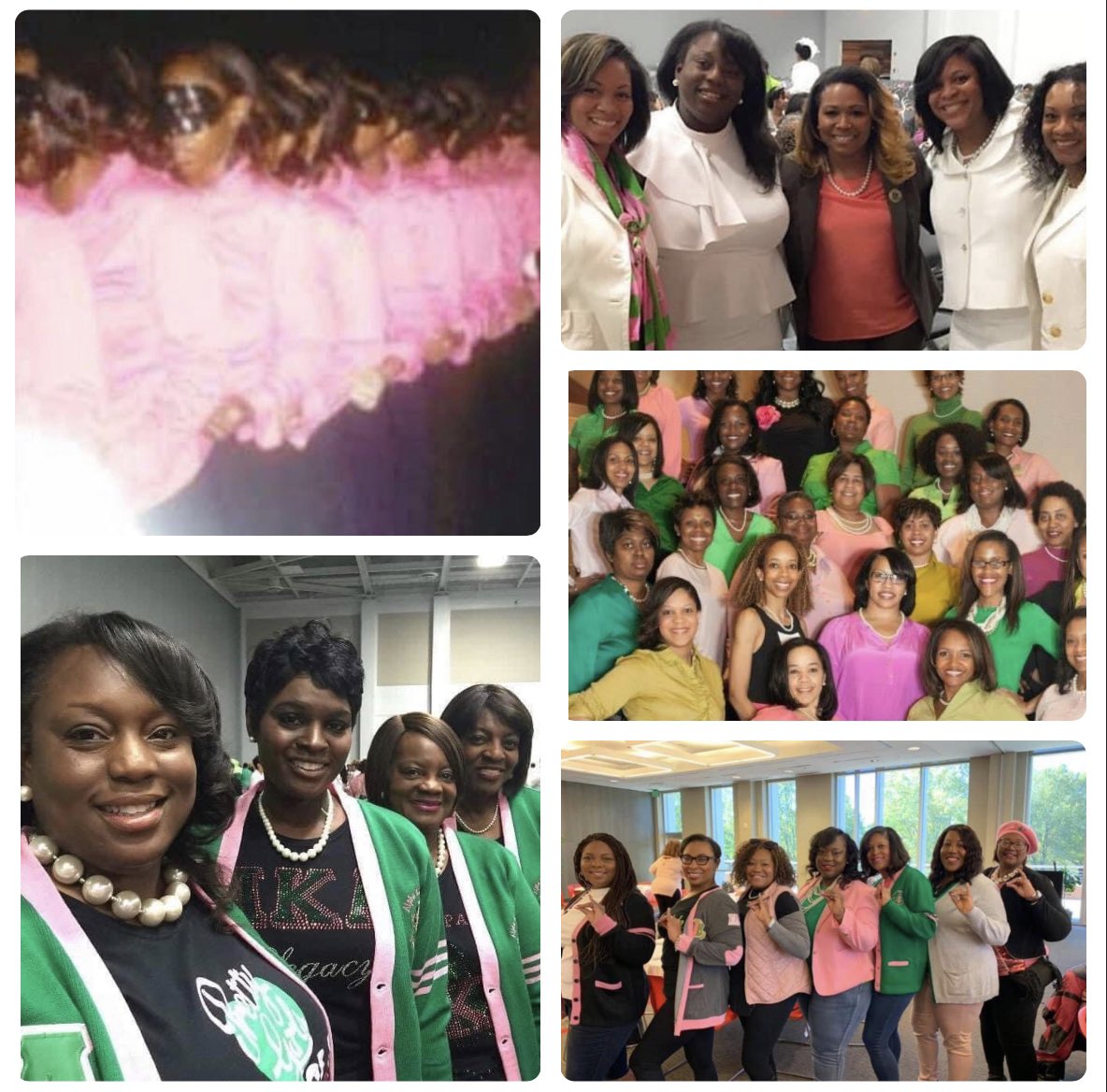 ArricaMDuBose's tweet image. I posted everywhere but Twitter yesterday but it’s never too late! Happy Founders’ Day to our amazing sisterhood, Alpha Kappa Alpha! 114 years looks amazing on us! #GLMade  #OLOCharterMember #Year22ForMe💗💚@akasorority1908