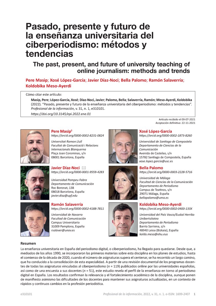 En los artículos científicos se usa a menudo esta expresión: 𝘦𝘵 𝘢𝘭. Es la abreviatura de la locución latina 𝘦𝘵 𝘢𝘭𝘪𝘪, que significa "y otros".

Hemos publicado un artículo que se citará como "Masip 𝘦𝘵 𝘢𝘭.", algo que a los autores nos enorgullecerá. Os cuento por qué.