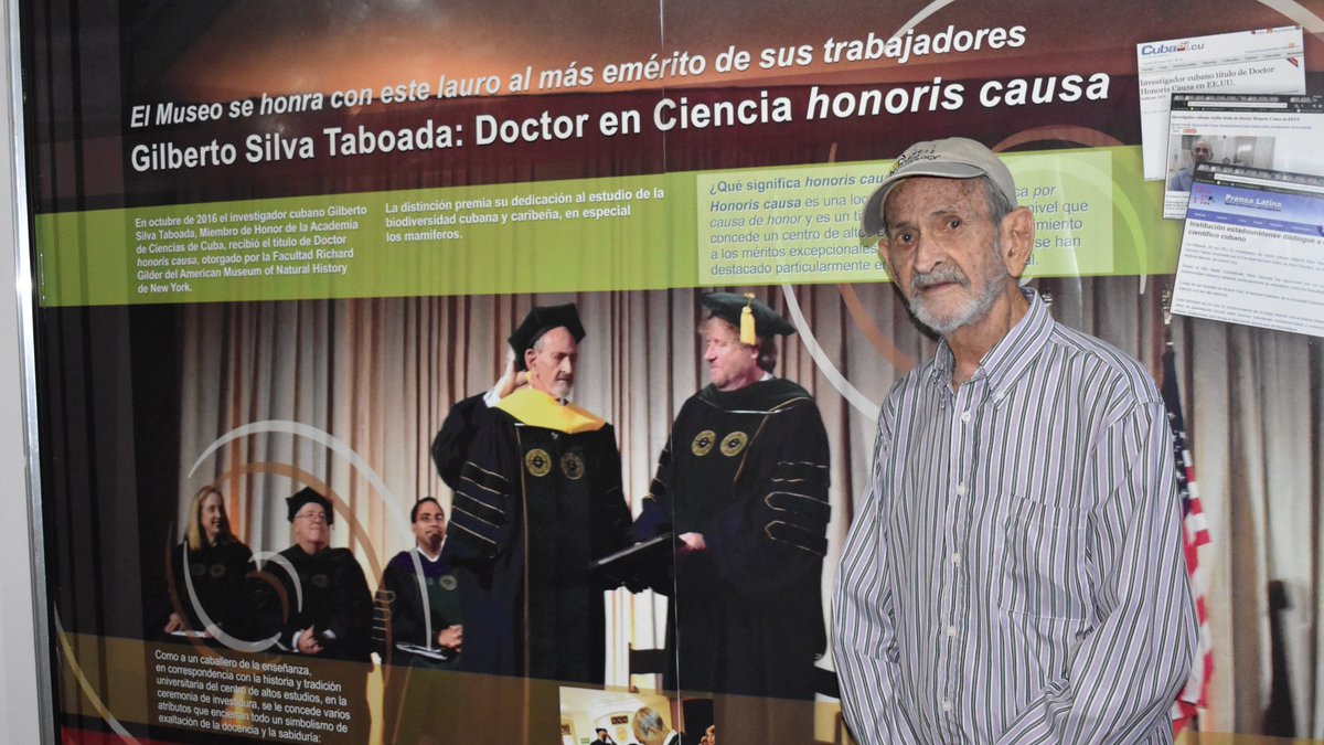 DiazCanelB's tweet photo. Triste noticia el fallecimiento del Dr. Gilberto Silva Taboada, uno de los más grandes científicos y naturalistas cubanos de todos los tiempos, fundador del Museo Nacional de Historia Natural de #Cuba. Condolencias a sus familiares y a la comunidad científica cubana. https://t.co/AoEcffl4H9