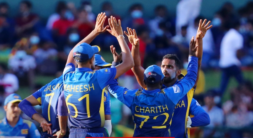 SriLankaTweet's tweet photo. Sri Lanka ශ්‍රී ලංකා இலங்கை WON  🇱🇰🏏
#SriLanka won the 1st ODI cricket match against Zimbabwe by 5 wickets.
ZIM 296/9
SL 299/5
Pathum Nissanka 75, Dinesh Chandinal 75, Charith Asalanka 71
#LKA #SLvZIM #SriLanka #Cricket https://t.co/EA9r6lSqnx