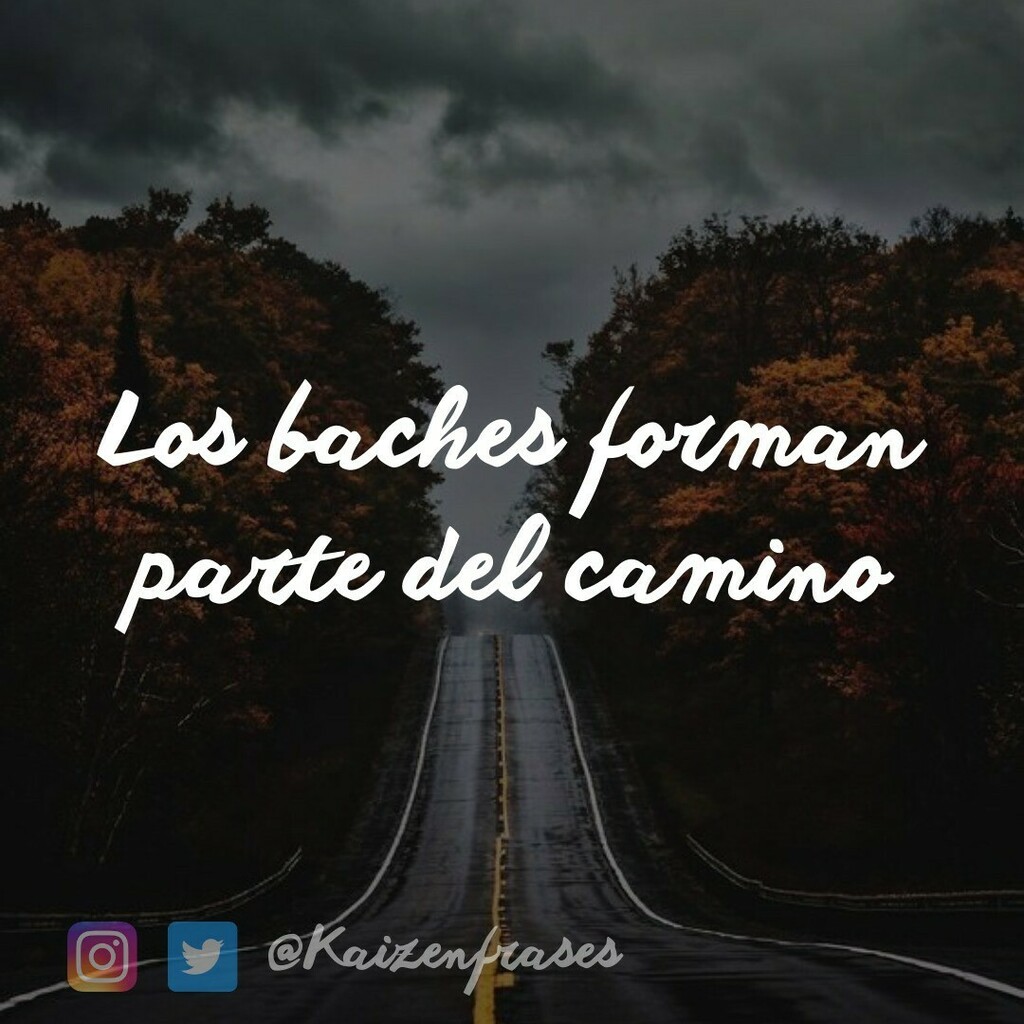 Los baches forman parte del camino.
#motivacion #superacion #baches #camino #mentalidad #mindset #desarrollopersonal #kaizen #frasesdemotivacion