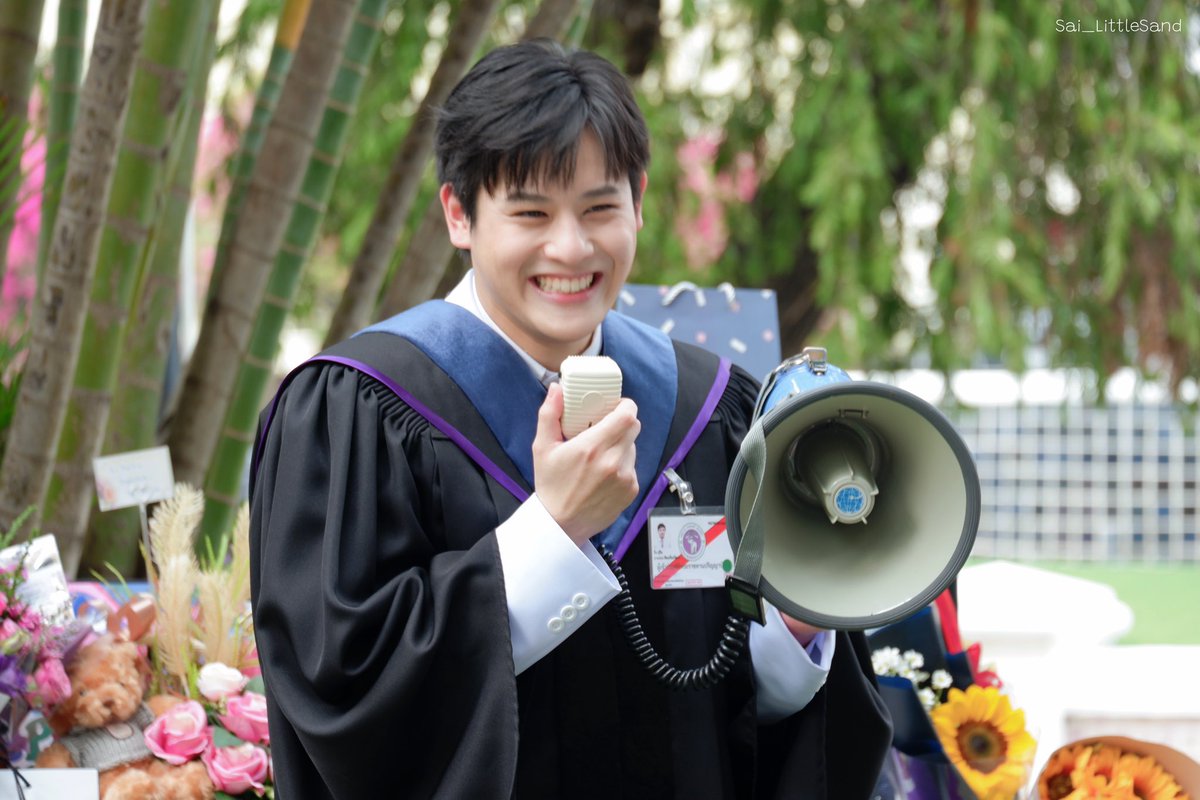 Sai_LittleSand's tweet photo. Your smile will always be my favorite @PlPurim 🐻💕 #GraduationPluemPurim #PluemPurim https://t.co/REozVH06M9