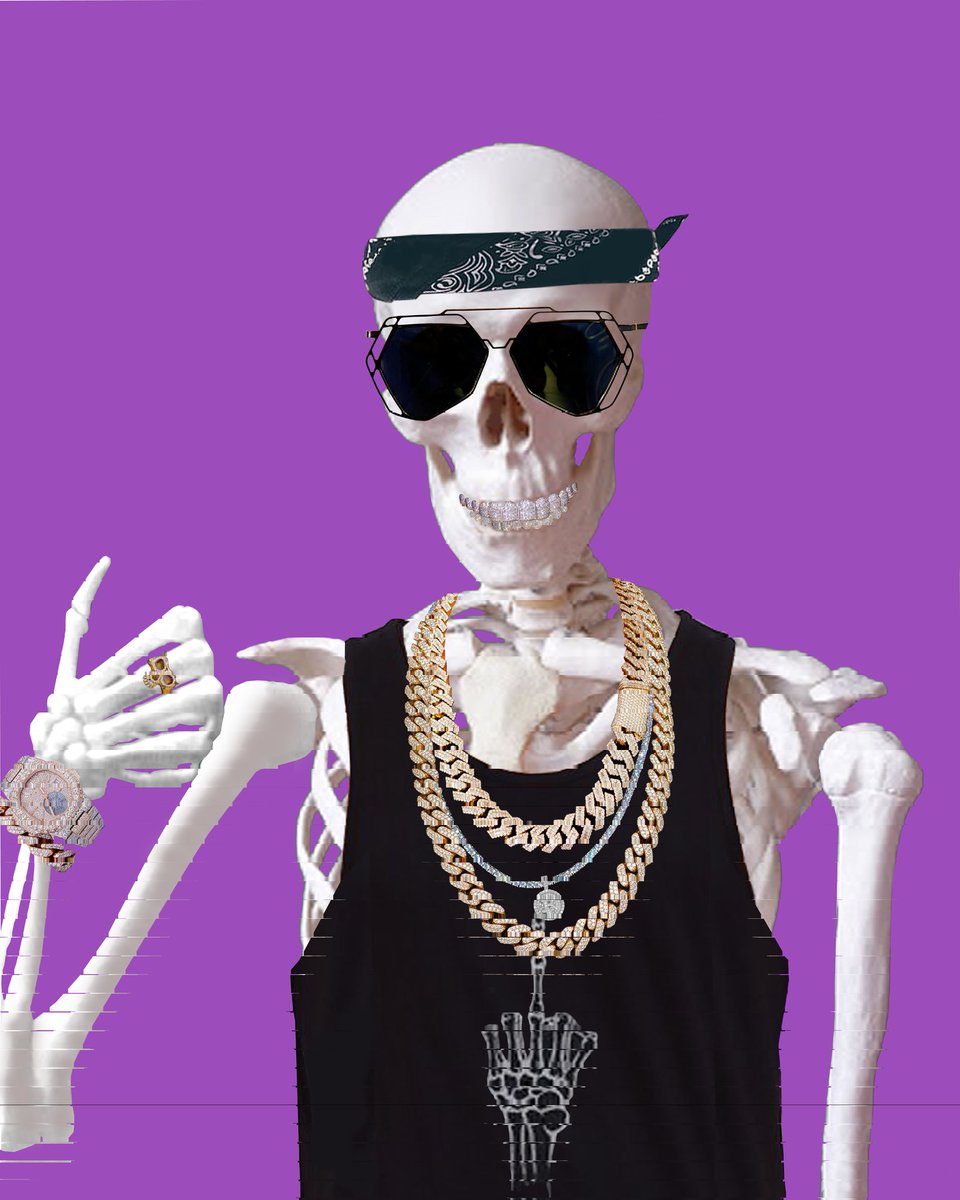 ClubSkeletons's tweet photo. Rapper skeleton.....we'll have the strongest community ever....and  our upcoming  events will blow everyone's minds💯 follow  like comment and retweet
Crazy_skeleton_club...💀💀💀 https://t.co/bQoDLWAhI9