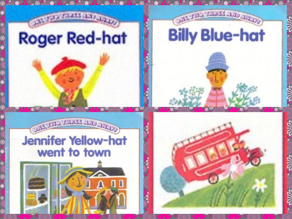 OldSchoolBooks1's tweet photo. O is for #OneTwoThreeAway, featuring #RogerRedHat, #BillyBlueHat and a few other familiar faces. https://t.co/fmzLmmTLq5 , a lot of people will remember this one #vintagebooks #readingschemes https://t.co/tCsG0rhx0f