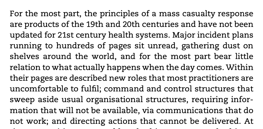 StephenHearns1's tweet image. Powerful opening to the BJA special edition on rethinking our approach to major incidents. Couldn’t agree more.

tinyurl.com/mpmjzmx3