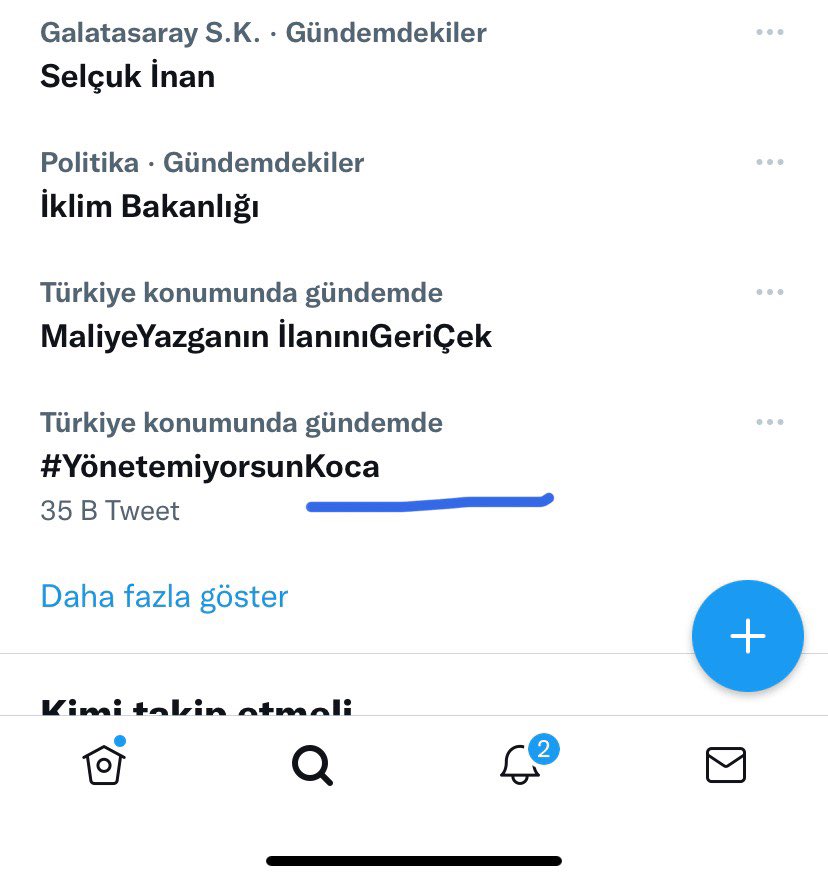 🙋‍♀️🙋An itibariye 35k tweet atıldı❗️

Devam arkadaşlar❗️ #YönetemiyorsunKoca