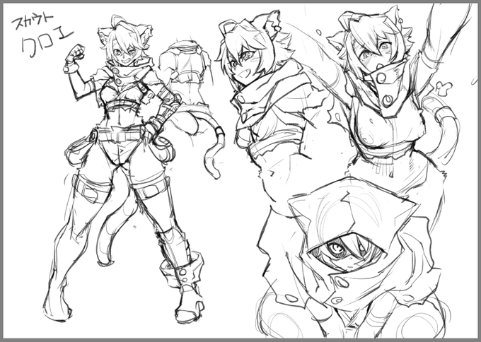 昨日の朝言ってたのはこういうのもっと描きたいって事です。 