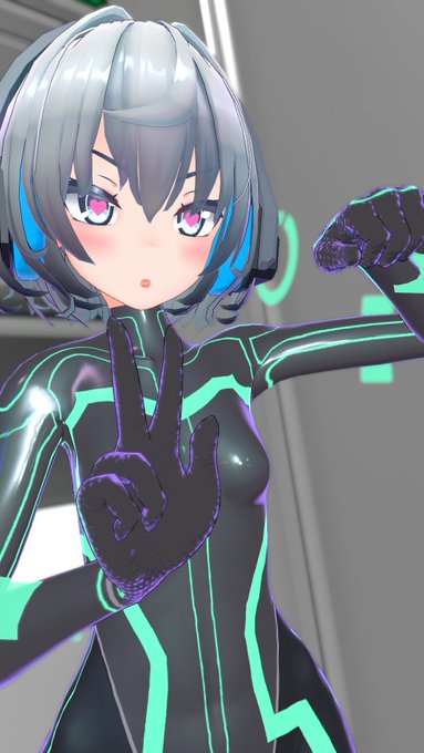 VRの肉体を得ました。自撮り 