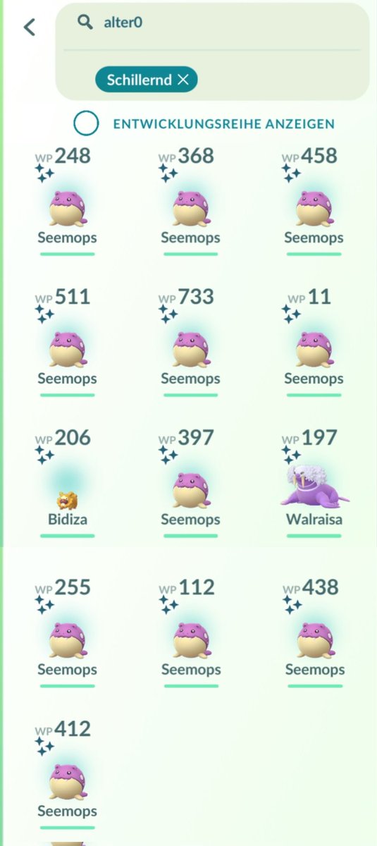 KannstexKnicken's tweet photo. Meine C-Day Ausbeute🥳🎉
01x 💯Seemops💯🥳🎉
11x ✨Seemops✨
01x ✨Walraisa✨(Entwickelt)
01x ✨Bidiza✨
#PokemonGO #PokemonGOCommunityDay #ShinyPokemon #shiny #Seemops #Spheal #SphealCommunityDay
#TeamRedShadow #PokemonGOfriends https://t.co/bniS9KKbSF