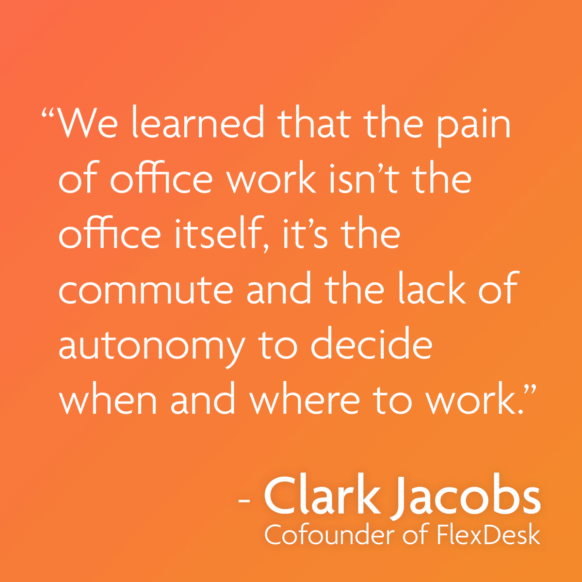 Founders_Forge's tweet photo. Check out this week's episode of the podcast! We got to sit down with @clarkjacobs8 at @capitalfactory in Austin and follow up on FlexDesk You won't want to miss it!
https://t.co/8DKHVUshZz
#foundersforge #foundersstories #flexdesk #capitalfactory #startupodcast https://t.co/wOb0bjmGlH