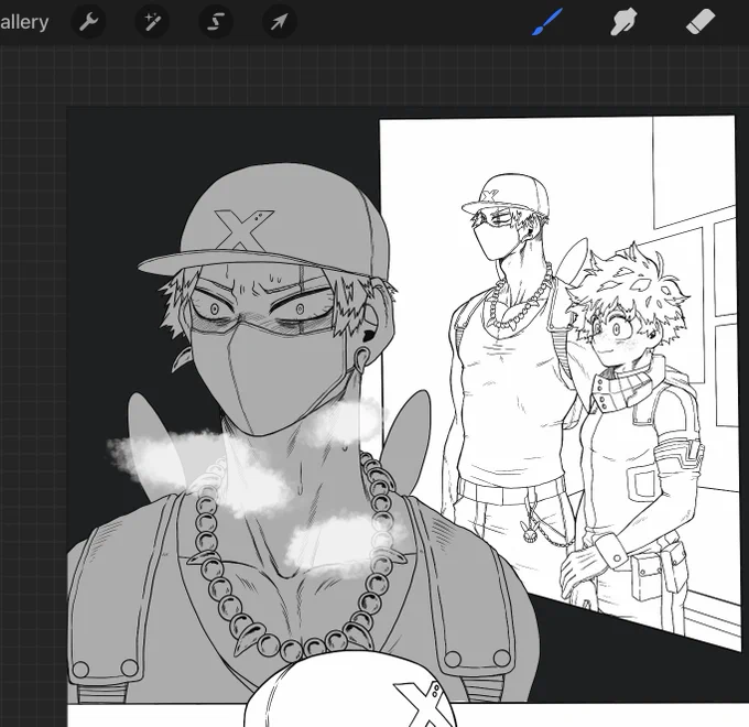 When you've been staring at your fanboy/villain!bkg x PH!deku mini comic for almost a year now, wondering when you'll ever get to finish it 😫 