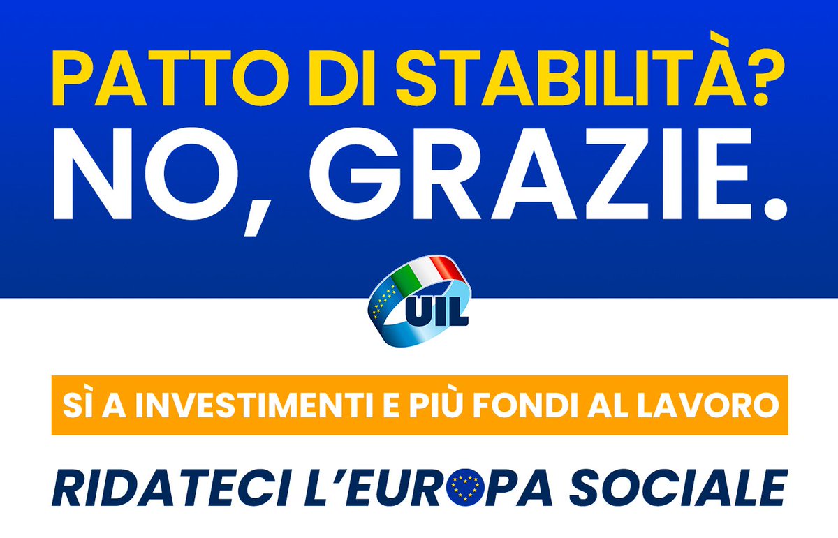 PES_PoA's tweet photo. La #uilnazionale ha ripetutamente denunciato le disuguaglianze generate dalle politiche di austerità chiedendo un nuovo modello di sviluppo
Ѐ il momento di ribadire la nostra contrarietà al #FiscalCompact per il ritorno di un’🇪🇺 sociale
#NoPattoStabilita https://t.co/9IhgDJ3ebt