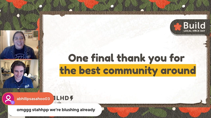 maryannnwude's tweet image. Last LHD closing :((( sad to see #LocalHackDay go but super excited for the upcoming #GlobalHackWeek seasons!!!