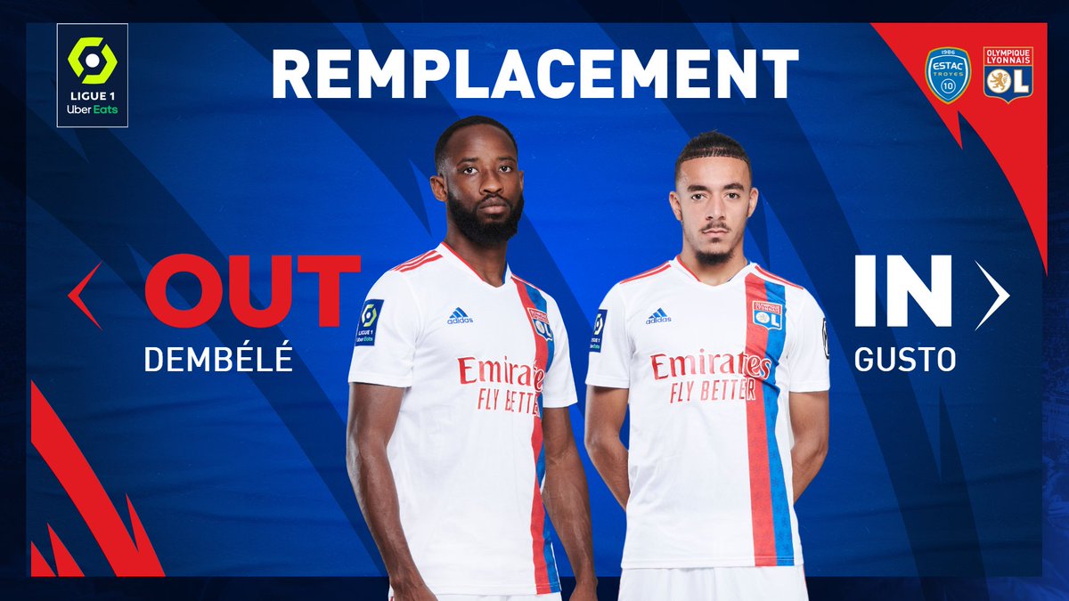 OL's tweet photo. 81' @gusto_malo remplace @MDembele_10.

#ESTACOL 0-1 https://t.co/tWd91kK2jX