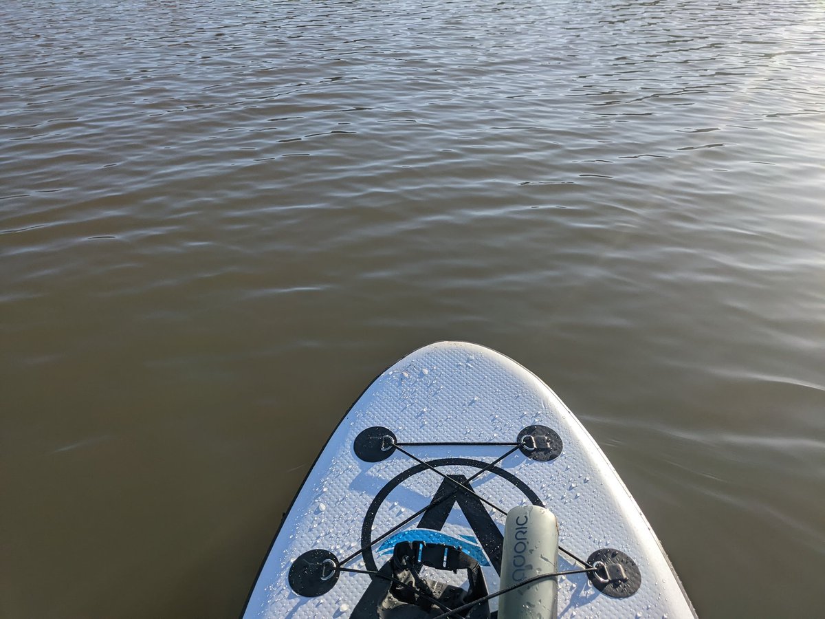biomood's tweet photo. First solo trip on the paddle board at ladyburn Lake, didn't fall in this time! https://t.co/GqWSYauMe4