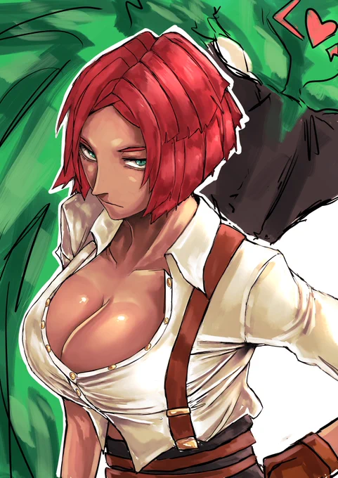 ジオヴァーナ描きました。#格ゲーキャラ描こうぜ #ギルティギア 
